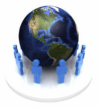 People are gettgin closer from around the world through the use of Social Media on the Internet