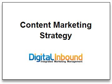 Your Content Marketing Strategy should be made part of an overal inbound marketing plan
