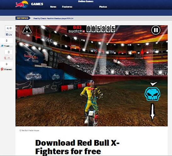 Red Bull X Fighters Mobile Game